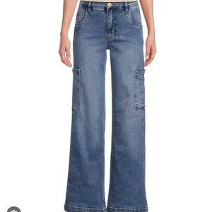 Kut from the Kloth Wide Leg Cargo Jeans